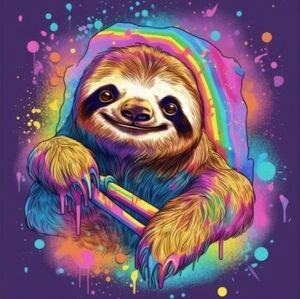 Sloth DIY 5D Full Round Drill Diamond Painting